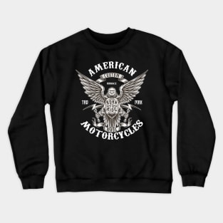 Born to Ride Eagle Logo Crewneck Sweatshirt